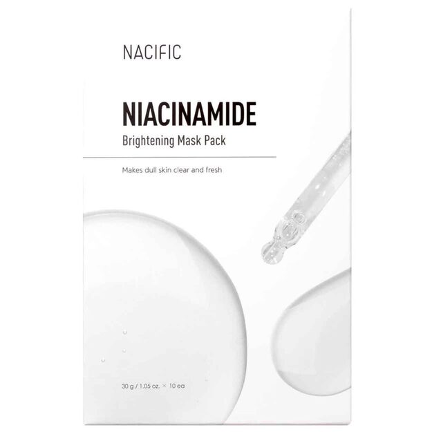 NACIFIC Niacinamide Brightening Mask šviesinanti lakštinė veido kaukė su niacinamidu